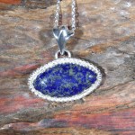 Lapis Lazuli oval pendant