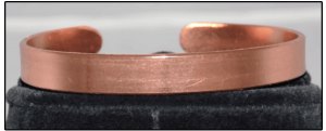 Narrow Celtic Copper Cuff bracelet